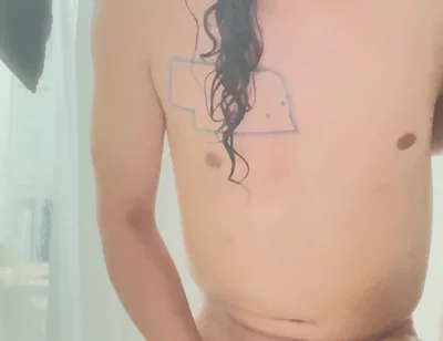 Big Cock Latino Cums in the Shower