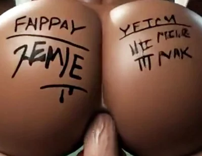Big Black Ass Intense Anal Massive Cock. Compilation Hentai 3D Animation.