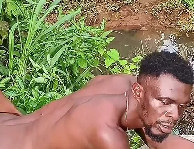 Ebony Ran for His Life After a Merciless Hard Jungle Fuck