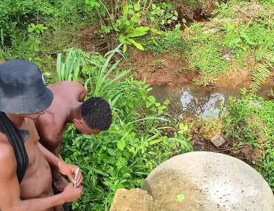 Ebony Ran for His Life After a Merciless Hard Jungle Fuck
