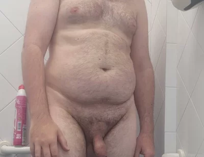 All Naked in Bathroom