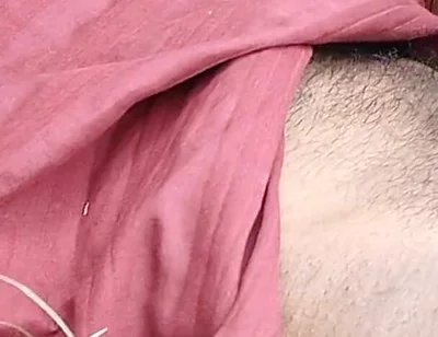 While Roaming in the Field, He Started Hitting the Hilt