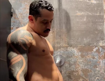 Gym Shower Cumshot
