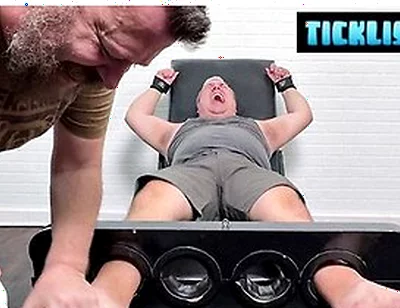 Huge Bear Paws Tease And Torment Matts Ticklish Body Mercilessly