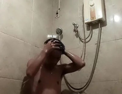 Another Shower Jerking off with Cumshot