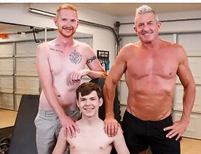 Cute Twink Stepson Dakota Lovell Takes Stepgrandpa And Stepdads Cocks At The Same Time