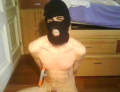 Nipples Hard with Clamps and Alligator Clips