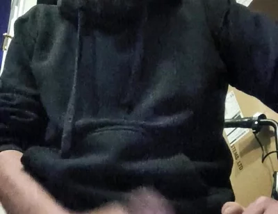 Wanking My Big Hard Dick and Smoking While Edging