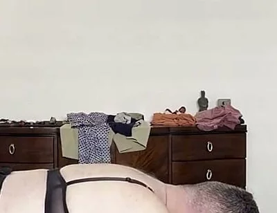 Younger Uses Older in Lingerie