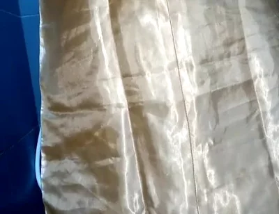 Yellow Longdress Masturbation