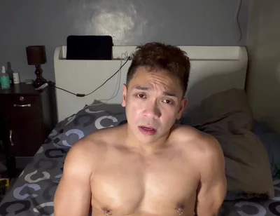 Hot Filipino Twink Jerks off in Steamy Shower