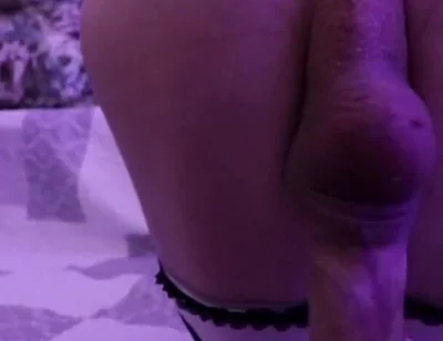 Your POV. Milk Your Femboy in a Cow Stockings