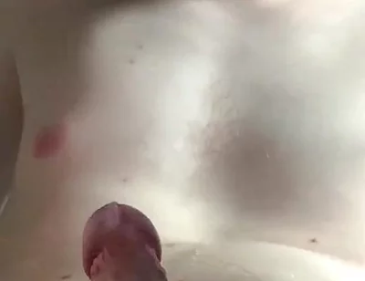 Masturbation on a Bed
