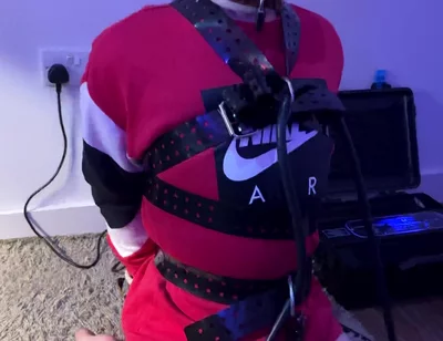Twink Strapped up and Milked Relentlessly
