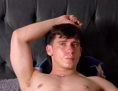 Latin Man Is Naked on His Bed and Shows His Ass