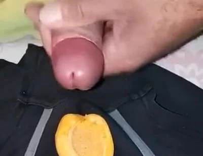 Breakfast with apricot and sperm