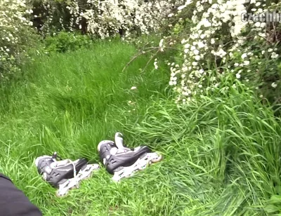 Czech Hunter - Twink Was Chilling in the Park and Craved Some Anal