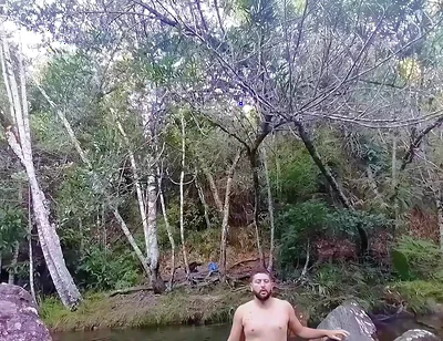 I Went to the Waterfall and Showed off Before Someone Came and Caught Me.