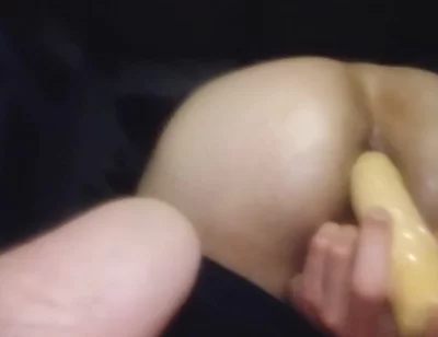 Anal Masturbation with Dildo