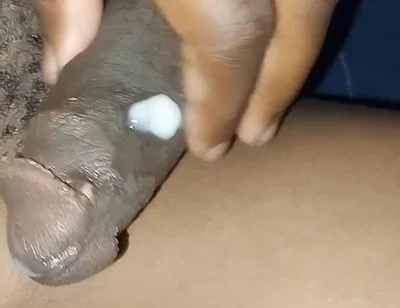 Virgin Asshole and Thick Cum on My Fat Cock