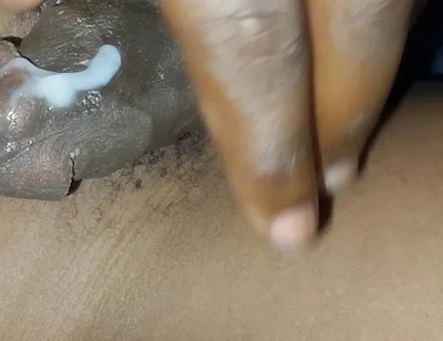 Virgin Asshole and Thick Cum on My Fat Cock