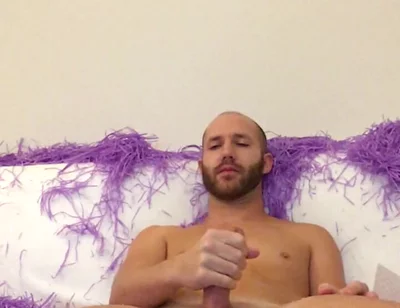 Straight Jerking on Sofa After Party