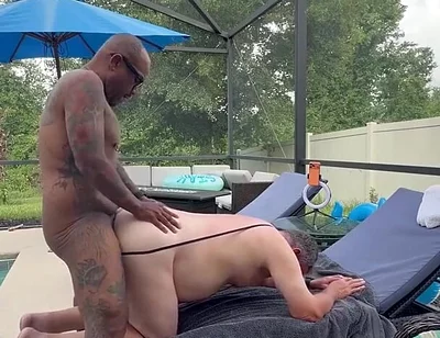 Taking Care of Allen by the Pool