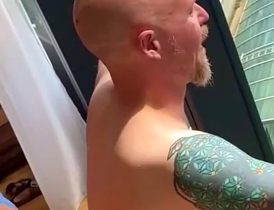 Breeding stepdaddy Against the Window
