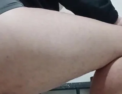 Showing My Fat Ass in Shorts