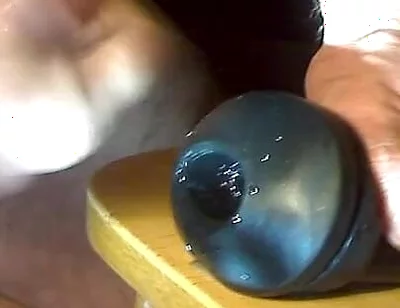 The Cock Wants to Feel the Tight Rubber Sleeve, and Cum From It!
