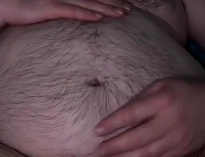 Worship Hairy Big Belly and Sniffing Yellow Piss-stained Undies