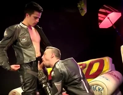 British biker boys fucking cum