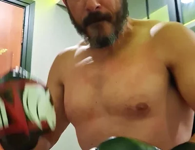 Gouine Wrestler - POV Muscle Worship Training Session