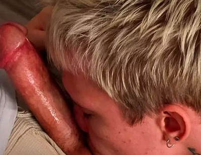 Guy with Huge Cock Fucks Young Guy Deep in Throat and Fills His Tight Ass with Cum