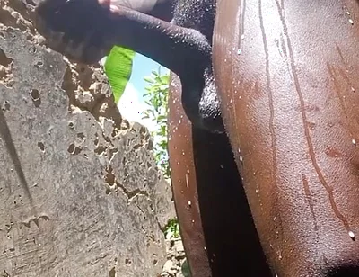 Teenfidelity Sexy Black Man Masturbating with High Intensity to Cum