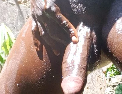 Teenfidelity Sexy Black Man Masturbating with High Intensity to Cum