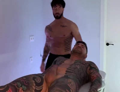 Great Massage From Andrea Suarez to Juan Lucho