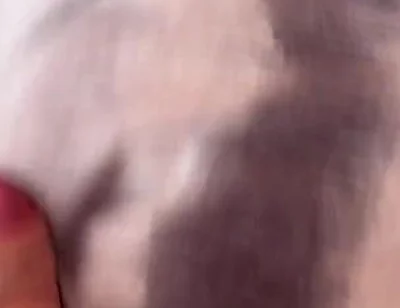 Masturbation with a Dick on a Pillow and Freehands Cum