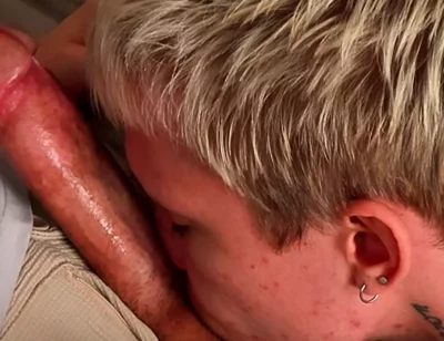 Big Cock Guy with Athletic Body Fucks Deep in Twink's Throat and Fills His Tight Ass with Cum