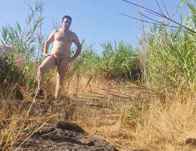 Naked Boy in Outdoor