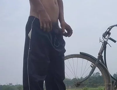 Outdoor Roadside Gay Men Masturbation Sex Video