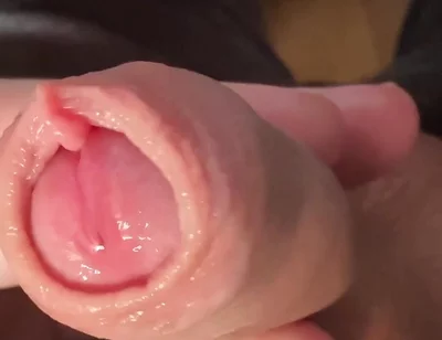 Play with My Little Cock and the Long Foreskin (slow Motion)
