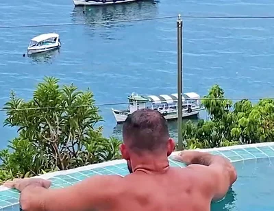 Swim Trunks Full of Dick