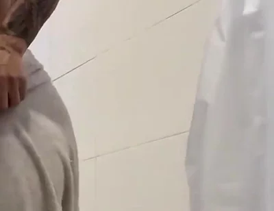 Playing with Nipple Suckers Wearing a Wrestling Singlet for the Gym Ortizjona / Jona Ortiz