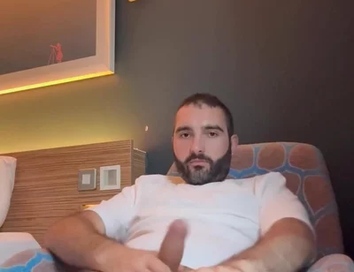 Love Playing with My Dick as Soon as I Check Into a New Hotel!