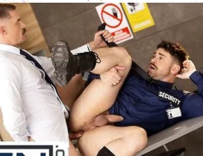 Beau Butler Finds Adam Tyrants Piercing During A Strip Search And Gets Fucked At The Office