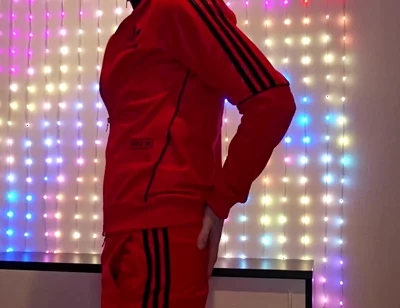 Red Adidas Tracksuit