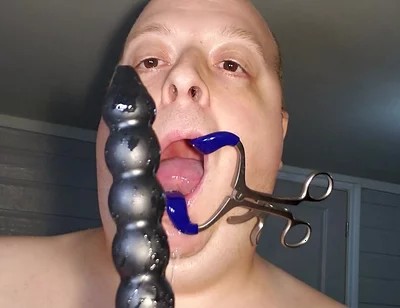 Mouth Spreader Deepthroat 3 Huge King Cock Dildo