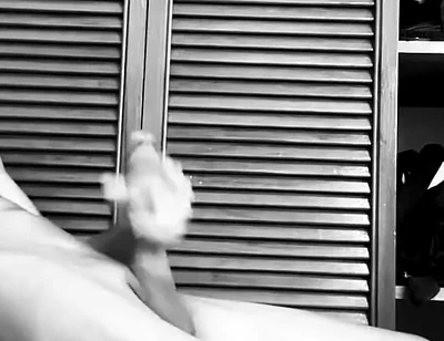 Monochrome BBC Stroking Session - Intense Handjob and Cum Black20one
