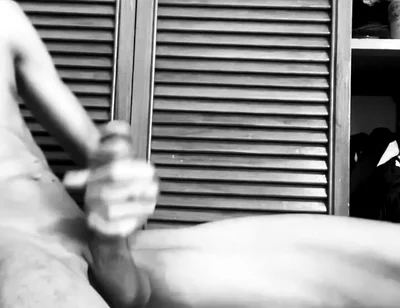 Monochrome BBC Stroking Session - Intense Handjob and Cum Black20one